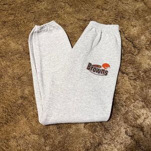 Vintage Logo 7 NFL Cleveland Browns Sweatpants Youth XLarge Adult Small